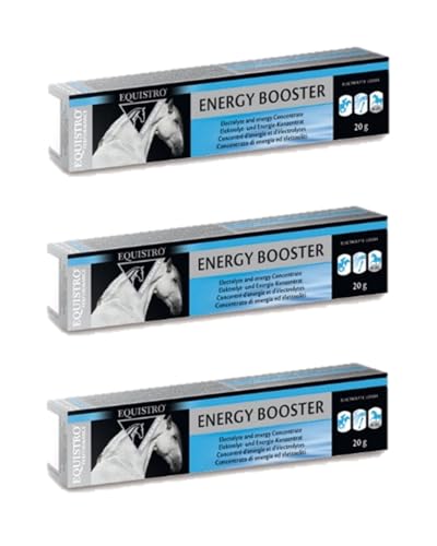 Equistro Vetoquinol Energy Booster | 3er Pack | 3 x 20 g | Ergänzungsfuttermittel für Pferde | Mit schnell verfügbarer Energie | Kann zur verbesserten Regeneration beitragen Equistro Vetoquinol Energy Booster | 3er Pack | 3 x 20 g | Ergänzungsfuttermittel für Pferde | Mit schnell verfügbarer Energie | Kann zur verbesserten Regeneration beitragen von Equistro
