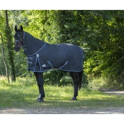 EQUITHÈME „TYREX 1200 D“ Halsteil, Pony, Polyfil 0 g, grau/blau von Equithème