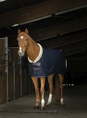 Equithème Teddy Mesh Stalldecke - Marineblau von Equithème