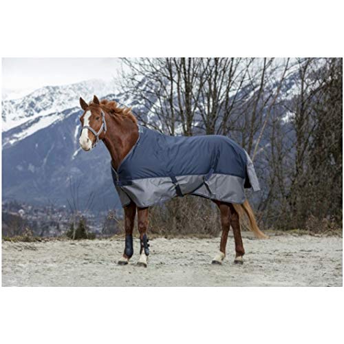 Winterdecke 50g Füllung 600D TYREX EquiTheme Marineblau/grau 120cm Winterdecke 50g Füllung 600D TYREX EquiTheme Marineblau/grau 120cm von Equitheme