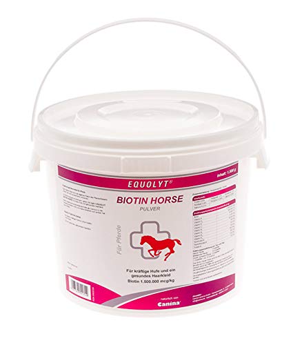 Canina EQUOLYT Biotin Horse Pulver, 1500g-Eimer von Equolyt