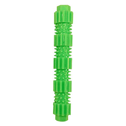 EraAja Pet Toys Pet Tooth Chewer Hundespielzeug Reinigung Aggressive Chew Molar Training Pet Toys Katzenspielzeug Für Katzenball (Green, L) von EraAja