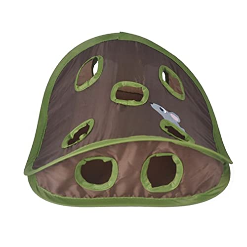EraAja Halbgeschlossener Winter-Hundehütte im warmen Stil British Supplies Pet Pet Toys Welpen Beruhigende Leckereien (As Show, One Size) von EraAja