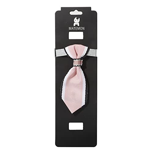 Hervorragende Hundekrawatten mit Hundefliegen, Glockengummis, niedliche Hundekrawatten, passend für die meisten Halsbänder, Hundekrawatten für kleine bis mittlere Rassen Halsband Mit (Pink, One Size) Hervorragende Hundekrawatten mit Hundefliegen, Glockengummis, niedliche Hundekrawatten, passend für die meisten Halsbänder, Hundekrawatten für kleine bis mittlere Rassen Halsband Mit (Pink, One Size) von EraAja