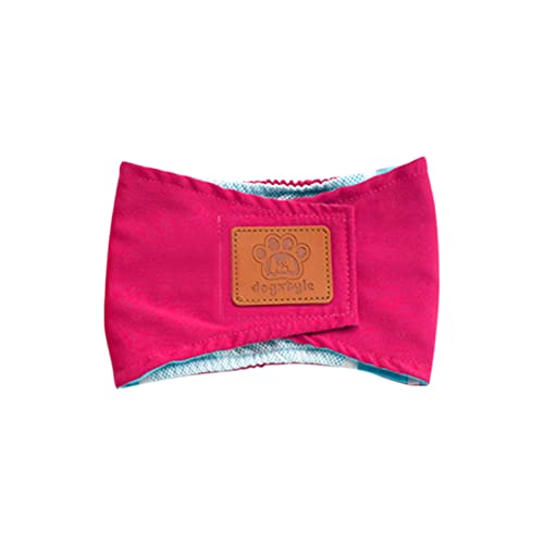 Hund männlich Gürtel männlich für Inkontinenz saugfähige waschbare Windel Windel Hunde wiederverwendbar und Hund Senior männlich Wrap männlich Hund Hund Super Welpen Heimtierbedarf Napf (Pink, XL) von EraAja