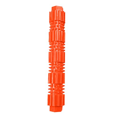 Pet Toys Pet Tooth Chewer Hundespielzeug Reinigung Aggressive Chew Molar Training Pet Toys Katzenspielzeug Für Katzenball (Orange, S) von EraAja