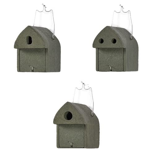 ERBECK - 3er Nistkastenset der Frühling kann kommen aus Holzbeton -Fledermäuse, Feldsperling, Blaumeise, Sumpfmeise, Star, Gartenrotschwanz, Kohlmeise, Haussperling, Kleiber, Fledermäuse. ERBECK - 3er Nistkastenset der Frühling kann kommen aus Holzbeton -Fledermäuse, Feldsperling, Blaumeise, Sumpfmeise, Star, Gartenrotschwanz, Kohlmeise, Haussperling, Kleiber, Fledermäuse. von Erbeck