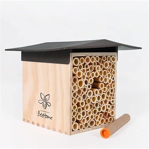 ERBECK - BeeHome dunkel - Wildbienenhotel mit Gutschein für 25 Bienen! von Erbeck