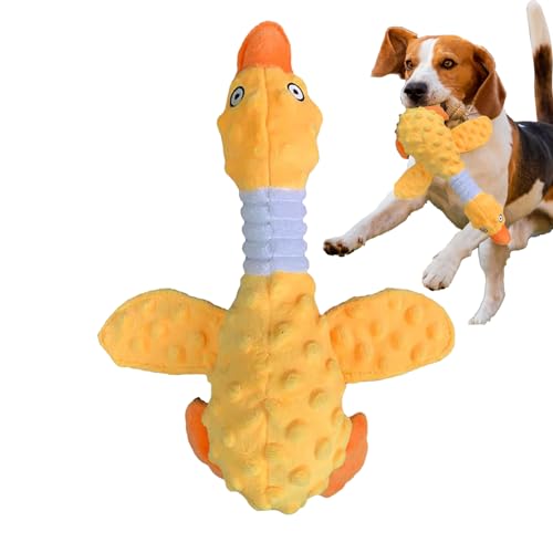 Erconsso Hund Kauspielzeug - Entenförmiger Kauspielzeug Für Hunde - Quietschendes Interaktives Spielzeug Gegen Langeweile Für Alle Hunderassen Mit Mundreinigung Und Zahnberuhigung Erconsso Hund Kauspielzeug - Entenförmiger Kauspielzeug Für Hunde - Quietschendes Interaktives Spielzeug Gegen Langeweile Für Alle Hunderassen Mit Mundreinigung Und Zahnberuhigung von Erconsso