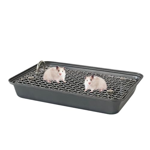 Erconsso Katzentoilette, Hasenanfaller -Box -Trainer - Abnehmbare Eckstreus Bettwäsche -Box,Edelstahl -Trainingsankäse, Haustierkäfigzubehör für Katze, Frettchen Erconsso Katzentoilette, Hasenanfaller -Box -Trainer - Abnehmbare Eckstreus Bettwäsche -Box,Edelstahl -Trainingsankäse, Haustierkäfigzubehör für Katze, Frettchen von Erconsso