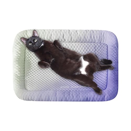 Erconsso Kühlmatte für Haustiere, Kühlmatte für Hunde, tragbare Schlafbettkisten für Welpen, Kaninchen, Hamster, Reisen, Wohnzimmer, Küche von Erconsso