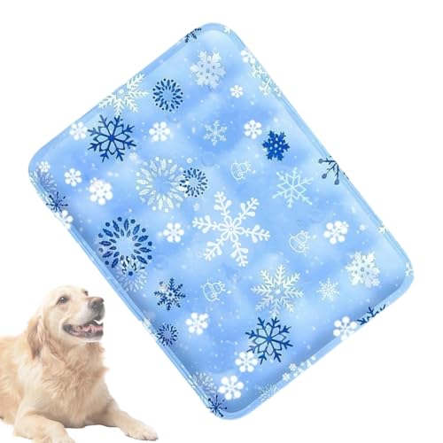 Erconsso Kühlmatte für Katzen, wasserdicht, langlebig, wiederverwendbar, weich, für Welpen, Kätzchen, zum Schlafen, Spielen, Ausruhen von Erconsso
