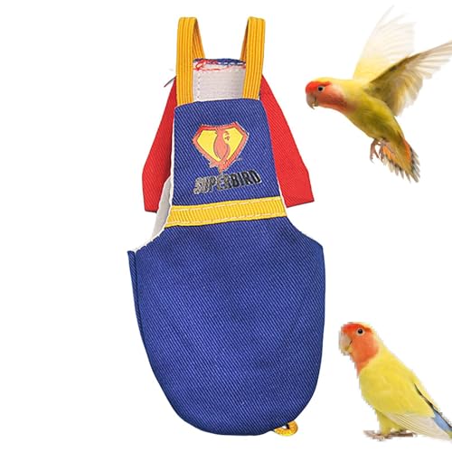 Erconsso Papageienwindel, wasserdichtes Futter, Papageienflugkleidung – waschbare Sittichwindel, Urin-Nassanzug, Papageienflugkleidung für Kanarienvögel, Aras von Erconsso