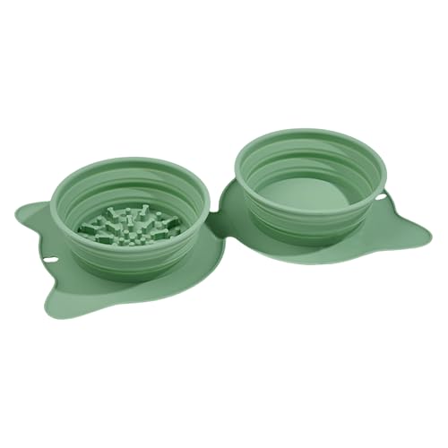 Erconsso Slow Feeder Hundefutternapf - Tragbarer Faltbarer Silicone Anti-Schling Napf für Hunde | Multifunktionale Katzenschale Für Auto Wanderungen Camping Stadt & Reisen Erconsso Slow Feeder Hundefutternapf - Tragbarer Faltbarer Silicone Anti-Schling Napf für Hunde | Multifunktionale Katzenschale Für Auto Wanderungen Camping Stadt & Reisen von Erconsso