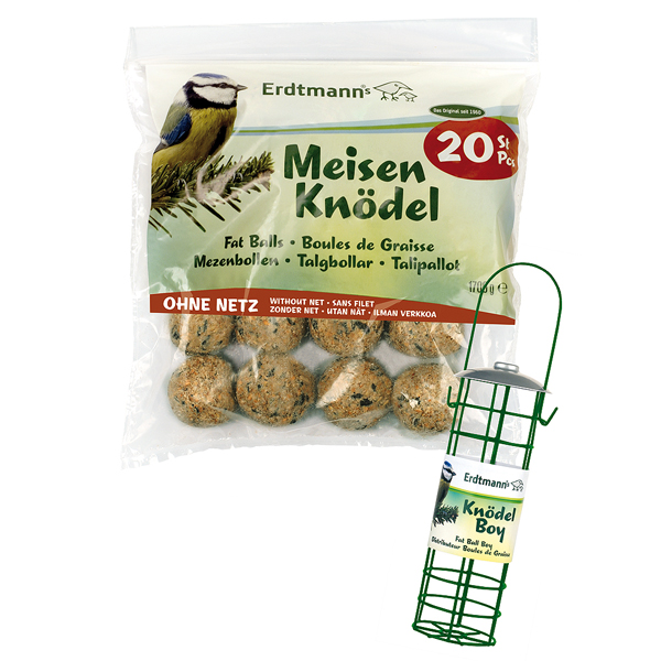 Erdtmann's 20 Meisenknödel ohne Netz + 1 Knödelboy von Erdtmann's