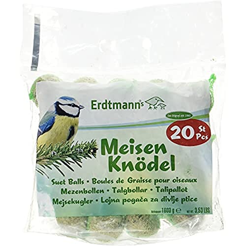 Erdtmanns 20 Meisenknödel im Polybeutel, 1er Pack (1 x 1.6 kg) von Erdtmanns