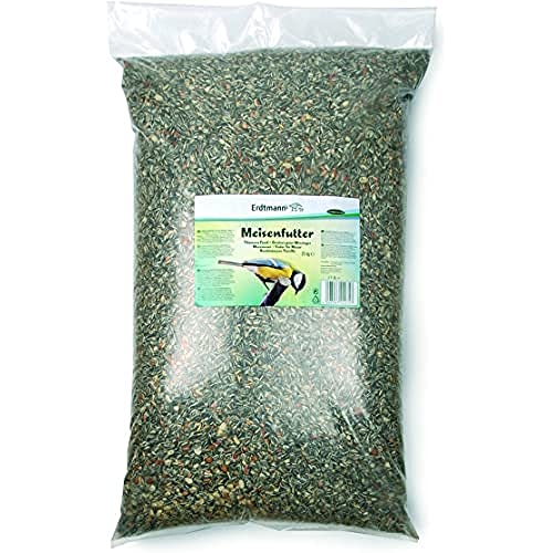 Erdtmanns - Meisenfutter für Wildvögel 25kg I Hochwertiger Inhalt I Ohne Weizen I Beliebt bei verschiedenen Vogelarten I Einfache Handhabung I Vielseitig einsetzbar Erdtmanns - Meisenfutter für Wildvögel 25kg I Hochwertiger Inhalt I Ohne Weizen I Beliebt bei verschiedenen Vogelarten I Einfache Handhabung I Vielseitig einsetzbar von Erdtmanns