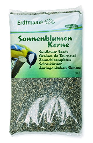 ERDTMANNS - Sonnenblumenkerne ungeschält für freilebende Vögel, 2,5 kg ERDTMANNS - Sonnenblumenkerne ungeschält für freilebende Vögel, 2,5 kg von Erdtmanns