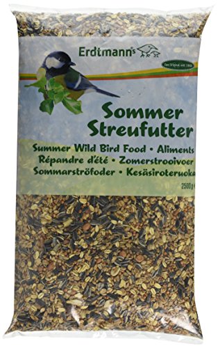 Erdtmann's SOMMER Streufutter, 2500g, 2,5 KG Packung, Lecker Sommer-Vogelfutter von Erdtmanns