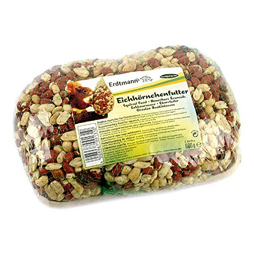 Erdtmanns 091301 Eichhörnchenfutter je (2x300g) 600g (7,2 kg) von Erdtmanns