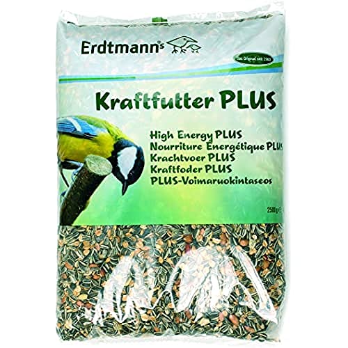 Erdtmanns Kraftfutter Plus I Kraftpaket für Wildvögel I Vielfältige Futtermischung I Angereichert mit Vitaminen I Flexibel einsetzbar I Leckerbissen Erdtmanns Kraftfutter Plus I Kraftpaket für Wildvögel I Vielfältige Futtermischung I Angereichert mit Vitaminen I Flexibel einsetzbar I Leckerbissen von Erdtmanns