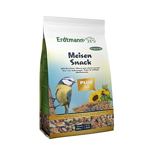 Erdtmanns Meisen-Snack im Standbeutel, 8er Pack (8 x 800 g) von Erdtmanns