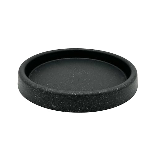 Erhard-Trading Blumentopf Untersetzer Marcella rund anthrazit für Pflanztöpfe Kunststoff (35 cm) von Erhard-Trading