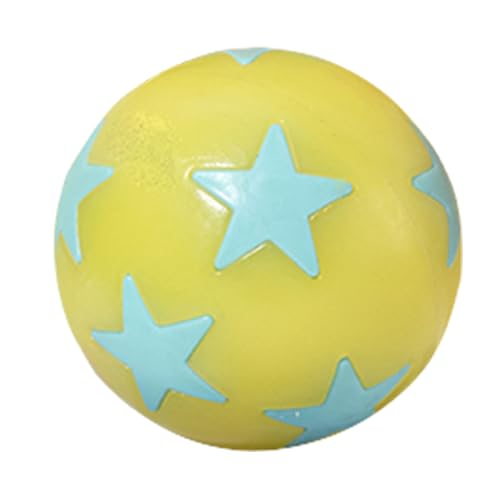 Erice Doudou Chien, leuchtendes, elastisches Kauspielzeug mit Sternmuster, Jouet Chien, weicher Haustierbedarf, kaubarer Ball, 6 cm, für Tierkliniken, Haustiere, Katzen, kleine Hunde, Gelb Erice Doudou Chien, leuchtendes, elastisches Kauspielzeug mit Sternmuster, Jouet Chien, weicher Haustierbedarf, kaubarer Ball, 6 cm, für Tierkliniken, Haustiere, Katzen, kleine Hunde, Gelb von Erice