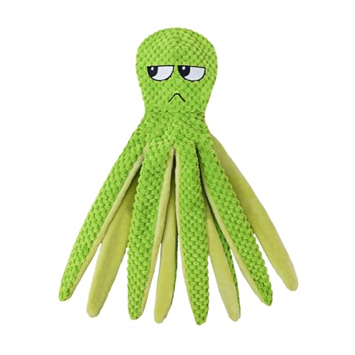 Erice Doudou Pour Chien Interessantes Interaktives Welpen-Zahnspielzeug Doudou Chien Octopus Hundespielzeug für Welpen Kleine Mittlere Große Langeweile Hunde (A) von Erice