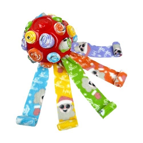Erice Schnüffelball für Hunde, buntes Haustier-Schnüffelball, Schnüffelmatte für Hunde, interaktives Hunde-Puzzle-Spielzeug, Kauspielzeug für natürliche Futtersuche (A) von Erice
