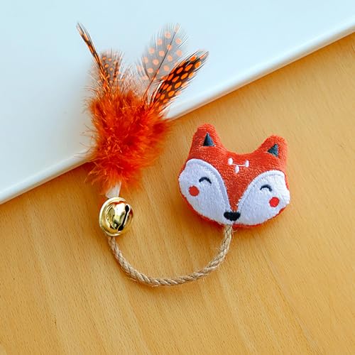 Interaktives Katzenspielzeug, Federglocke Interaktives Katzenspielzeug Kätzchenspielzeug, Katzenanreicherungsspielzeug, Plüsch Minze Katze Teasing Spielzeug, Katzenminze Kauspielzeug Weiches Kissen Interaktives Katzenspielzeug, Federglocke Interaktives Katzenspielzeug Kätzchenspielzeug, Katzenanreicherungsspielzeug, Plüsch Minze Katze Teasing Spielzeug, Katzenminze Kauspielzeug Weiches Kissen von Erice