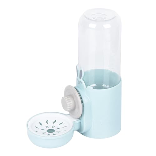 Kaninchen Wasserflasche, 500ml Bunny Wasserbrunnen, Kaninchen-Futterspender Automatischer Haustier-Wasserspender, Kleintierkäfig Wasserspender für Hasen, Chinchilla, Hamster, Kleintiere (A) von Erice