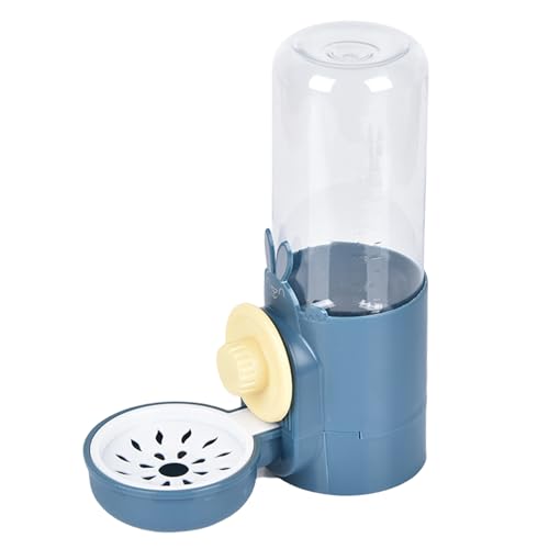 Kaninchen Wasserflasche, 500ml Bunny Wasserbrunnen, Kaninchen-Futterspender Automatischer Haustier-Wasserspender, Kleintierkäfig Wasserspender für Hasen, Chinchilla, Hamster, Kleintiere (B) von Erice