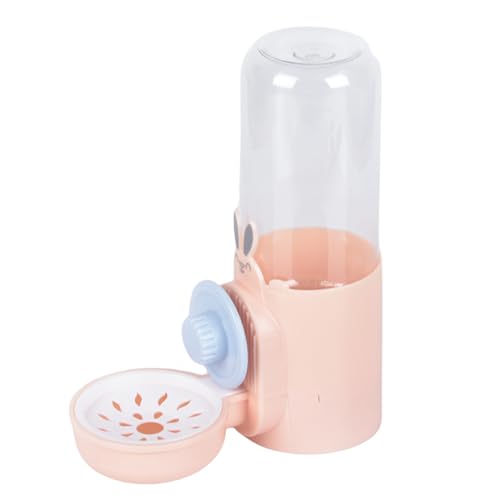 Kaninchen Wasserflasche, 500ml Bunny Wasserbrunnen, Kaninchen-Futterspender Automatischer Haustier-Wasserspender, Kleintierkäfig Wasserspender für Hasen, Chinchilla, Hamster, Kleintiere (C) von Erice