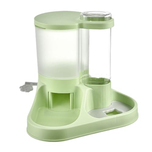 Katzenfutterspender Transparent 2 in 1 Futter- und Wasserspender Haustier Wasserspender Transparent Fütterungswerkzeug für Katzen Hunde und andere Tiere (A) von Erice