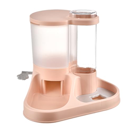 Katzenfutterspender Transparent 2 in 1 Futter- und Wasserspender Haustier Wasserspender Transparent Fütterungswerkzeug für Katzen Hunde und andere Tiere (C) von Erice