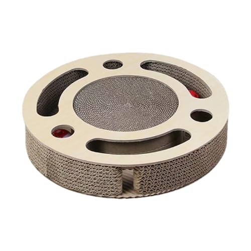 Katzenkratzpad, Katzenkratznapf Katze Karton Pad für Indoor Cats Lounge, Cat Scrather Mate, Circle Cat Scratcher, Katzenkratzpad für Kätzchen und Katze Katzenkratzpad, Katzenkratznapf Katze Karton Pad für Indoor Cats Lounge, Cat Scrather Mate, Circle Cat Scratcher, Katzenkratzpad für Kätzchen und Katze von Erice