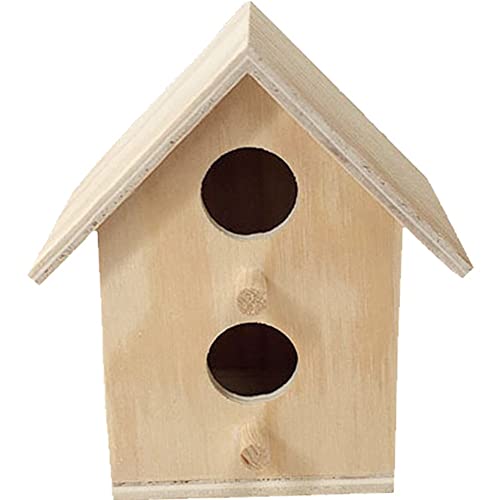 Mini Holz Vogel Haus Nest Wandmontierte Hängende Vogel Nest Home Dekoration Garten Dekoration Vogelhaus von Ericetion