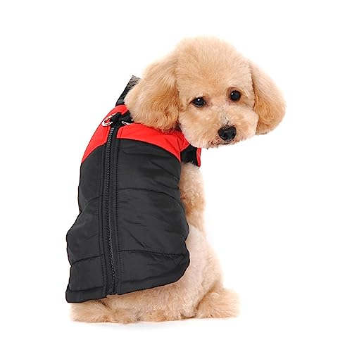 Ectkuee Winter Warm Pet Hund Kleidung klein wasserdichte Hundemantel Jacke Winter Gesteppt Gepolstert Puffer Pet Kleidung… von Ectkuee