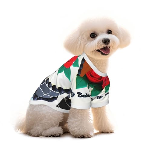 Delicious Cakes T-Shirt für Haustiere, reine Baumwolle, für Hunde und Katzen, bequem, für kleine und mittelgroße Sommer-Winterkleidung von Erwqavc