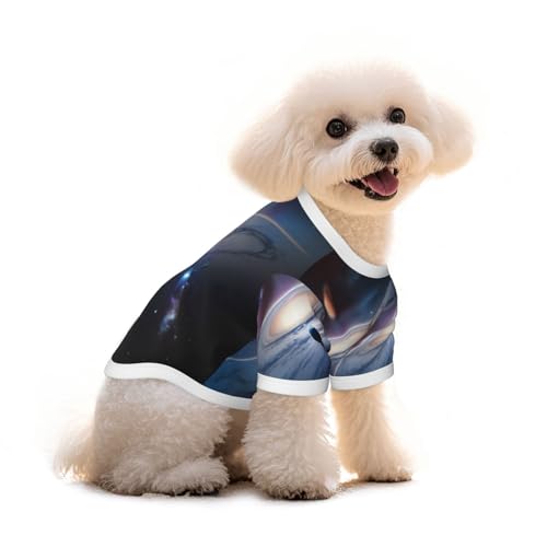 Ein faszinierendes Haustier-T-Shirt aus reiner Baumwolle, für Hunde und Katzen, bequem, für kleine und mittelgroße Sommer-Winterkleidung Ein faszinierendes Haustier-T-Shirt aus reiner Baumwolle, für Hunde und Katzen, bequem, für kleine und mittelgroße Sommer-Winterkleidung von Erwqavc
