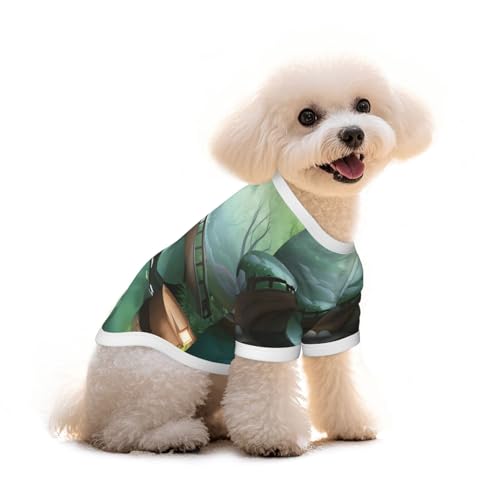 Little Bridge in the East Haustier-T-Shirt, reine Baumwolle, für Hunde und Katzen, bequem, für kleine und mittelgroße Sommer-Winterkleidung Little Bridge in the East Haustier-T-Shirt, reine Baumwolle, für Hunde und Katzen, bequem, für kleine und mittelgroße Sommer-Winterkleidung von Erwqavc