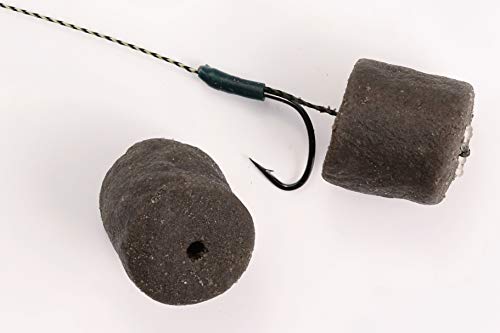 Erzgebirgs-Fisch (Grundpreis 6,50 €/kg) 3 kg Black Halibut 20,0 mm, Angelköder, Boilies, Lochköder, Hakenmontage von Erzgebirgs-Fisch