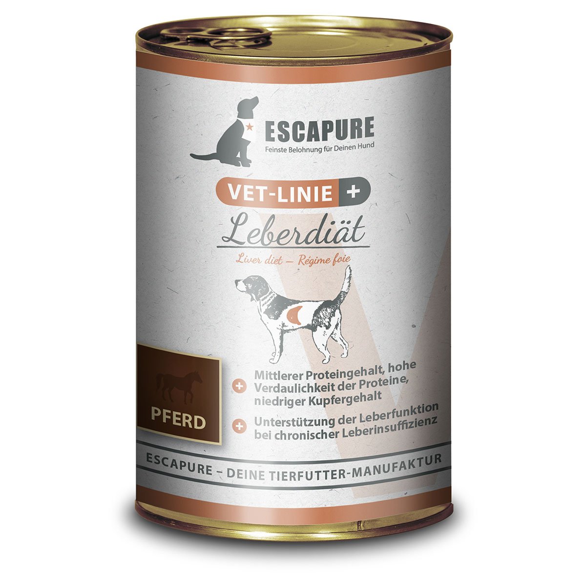 Escapure VET-Leberdiät Pferd 6x400g Escapure VET-Leberdiät Pferd 6x400g von Escapure Vet