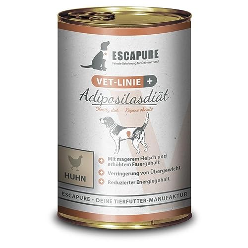 ESCAPURE Adipositasdiät Hähnchen Vet-Diät Alleinfuttermittel für Hunde400g von Escapure