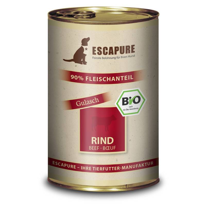 ESCAPURE BIO Rinder Gulasch 24x400g von Escapure