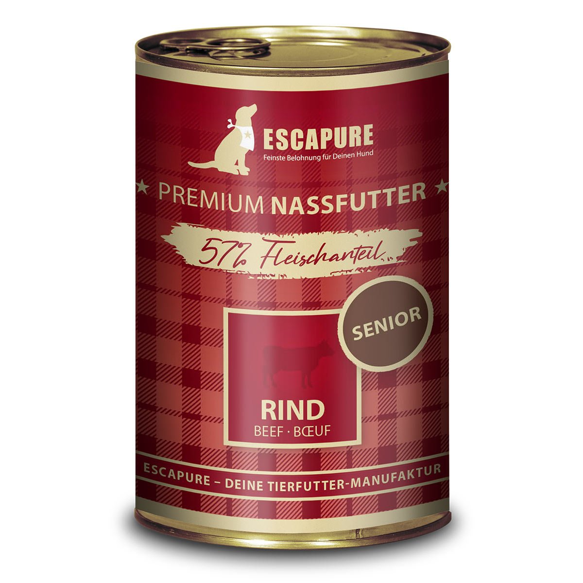 ESCAPURE Senior-Menü Rind 24x400g von Escapure