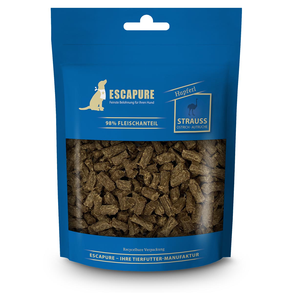 ESCAPURE Straussen Hupferl 150g von Escapure