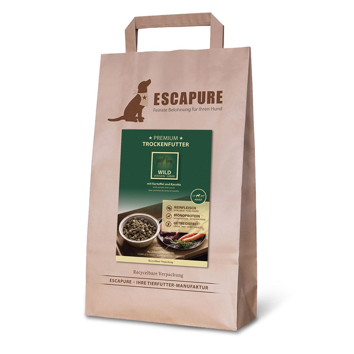 ESCAPURE Wild Premium Trockenfutter 1,5kg von Escapure