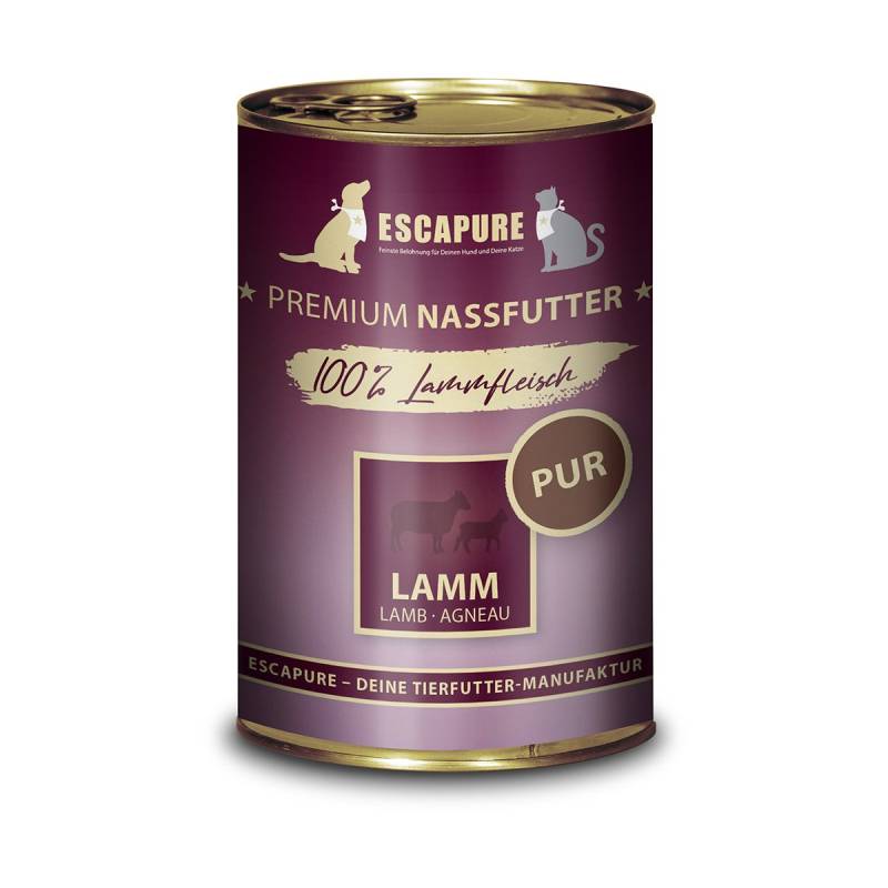 Escapure Lamm PUR 6x400g von Escapure